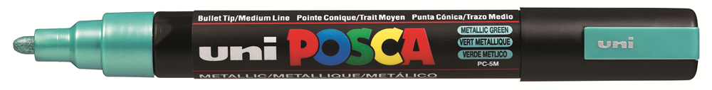 POSCA Marker Konisch M Grün Metallic, PC5M VM