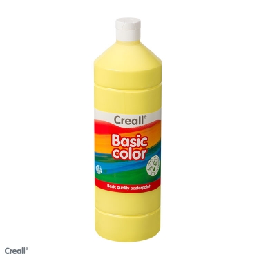 Creall Basic Color 1000 ml, light yellow Plakatfarbe 01801