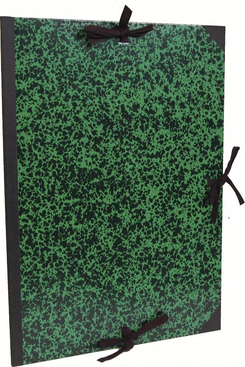 Zeichenmappe Annonay grün-schwarz 37 x 52 cm