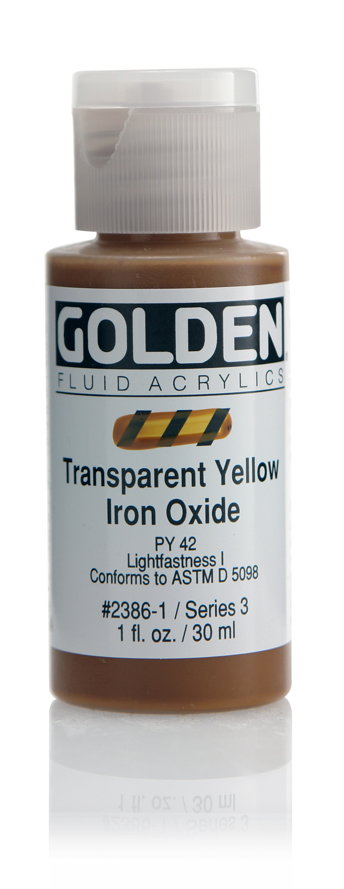 Golden Artist Color FLUID 29 ml, 2386 S-3 Transparent Yellow Iron Oxide