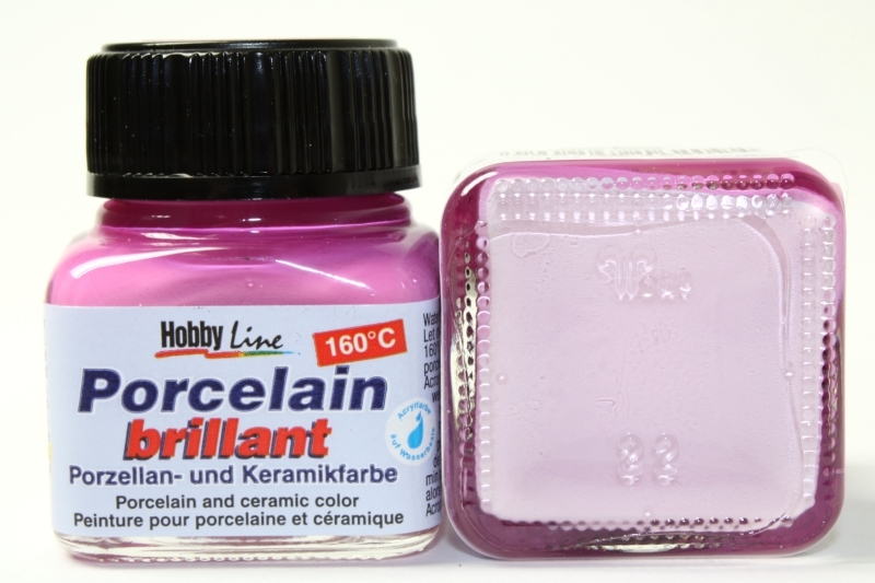 Hobbyline Porzellanfarbe 160° 20ml Rosa