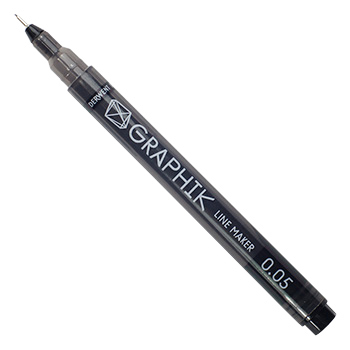 Derwent Grafik Line Marker schwarz 0,05mm