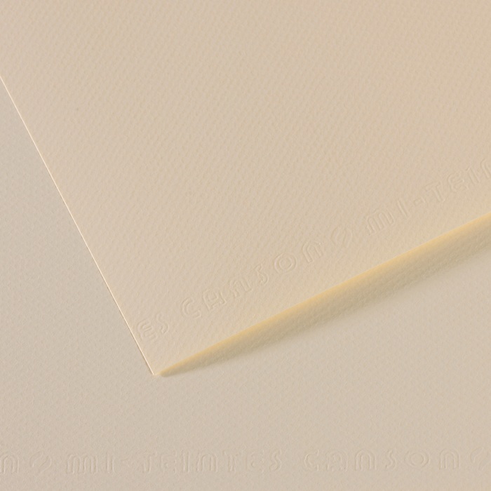 Canson Mi-Teintes Papier 160g/m² DIN A4 110 Pastellcreme