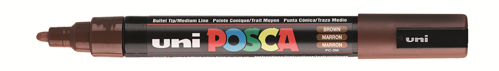 POSCA Marker Konisch M Braun, PC5M M