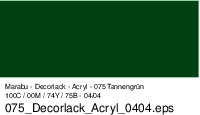 Marabu Decorlack 50ml 113005 075 Tannengrün