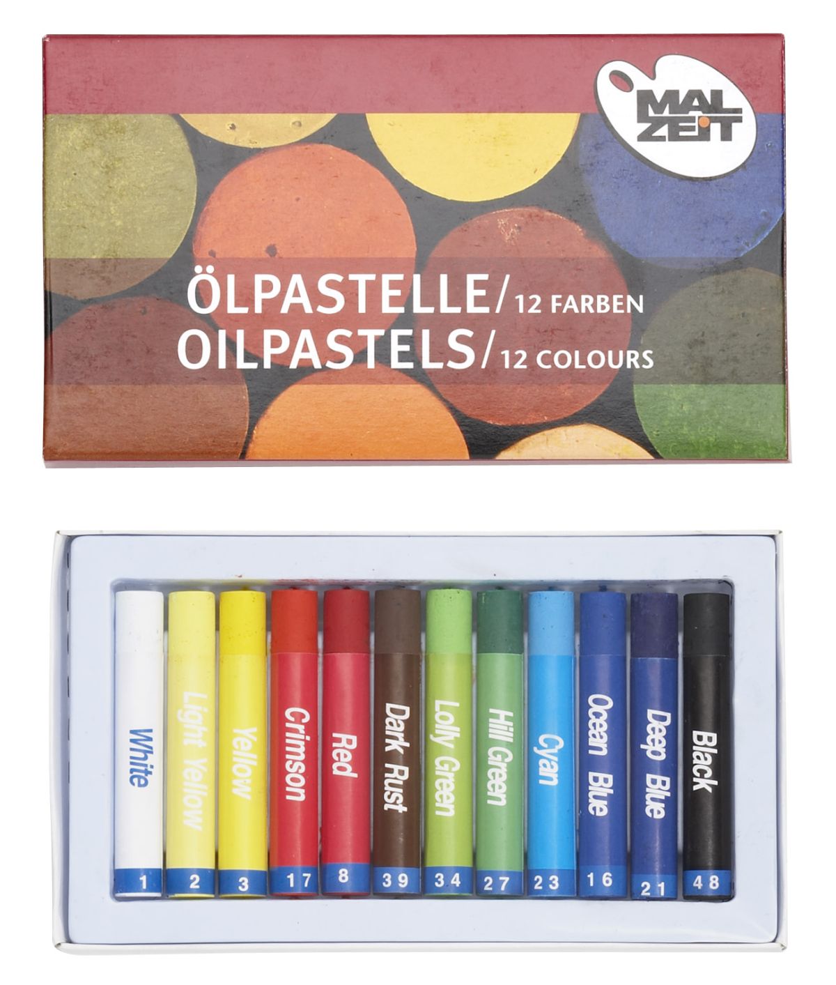 MALZEIT Ölpastell 24er Sortiment