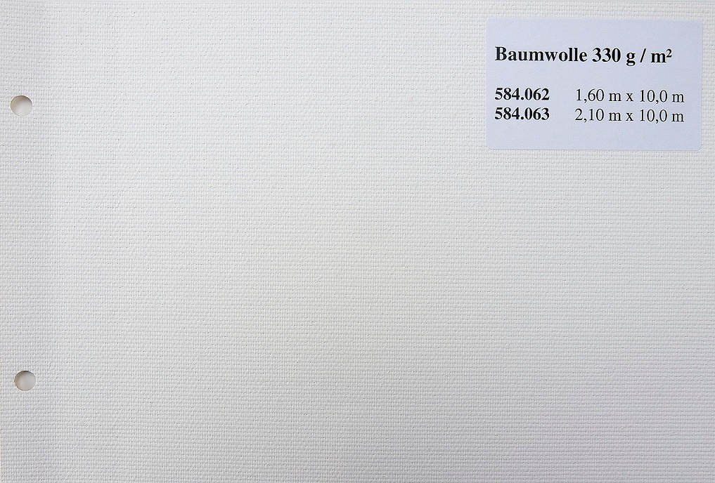Baumwoll-Gewebe grundiert DELFT 2