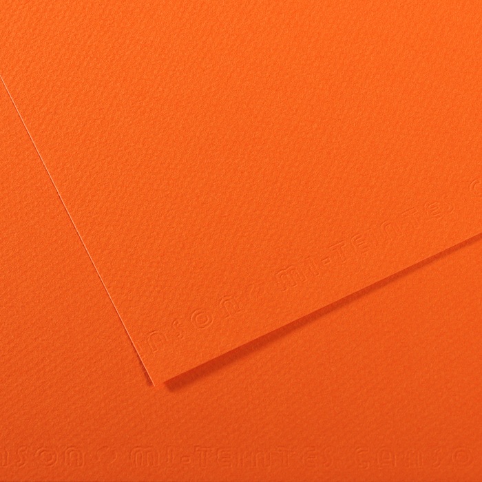 Canson Mi-Teintes Papier 160g/m² DIN A4 453 Rotorange
