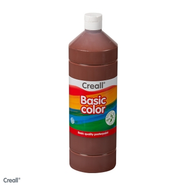 Creall Basic Color 1000 ml, dark brown Plakatfarbe 01819