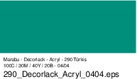 Marabu Decorlack 50ml 113005 290 Türkis