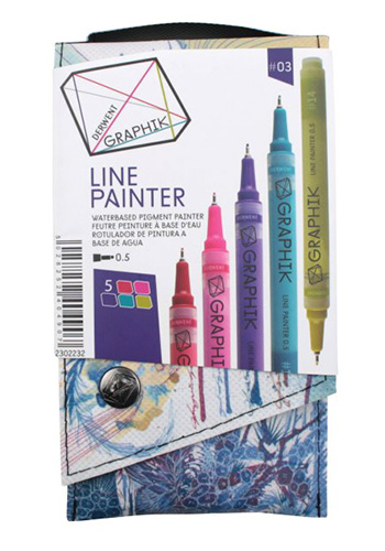 Derwent Grafik Line Painter 5er Set 03