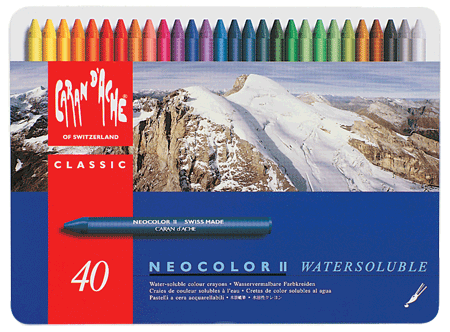 Caran d`Ache Neocolor 2 40er Set