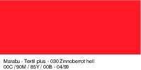 Marabu Textilfarbe plus 50ml 171505 030 Zinnoberrot hell