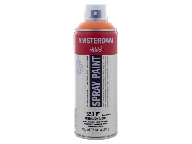 Amsterdam Acryl Spray 400 ml, 17163510 Zinnober hell