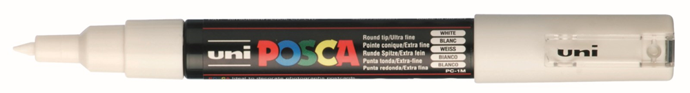POSCA Marker Konisch EF Weiß, PC1MC BL