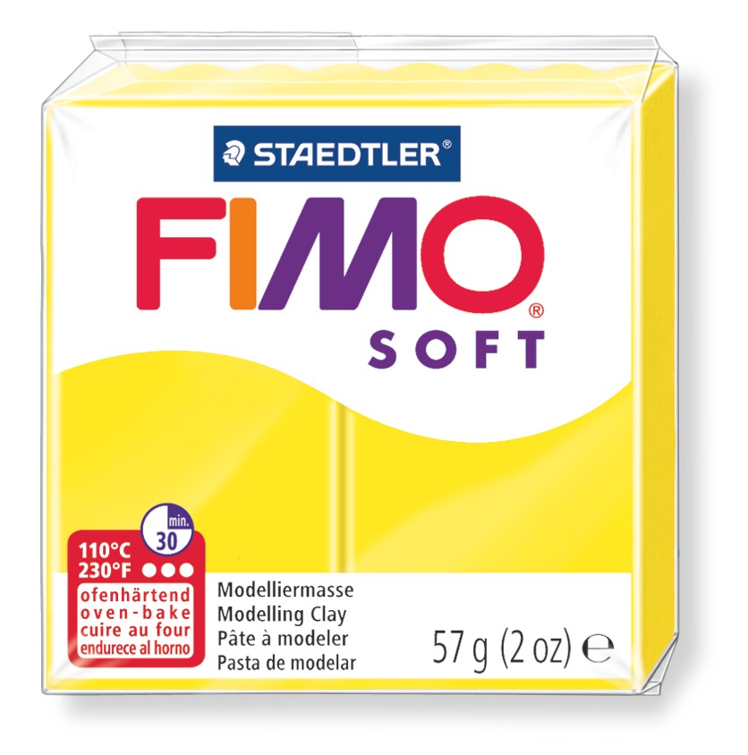 Fimo Soft Modelliermasse 57g 10 Limone