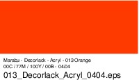 Marabu Decorlack 50ml 113005 013 Orange
