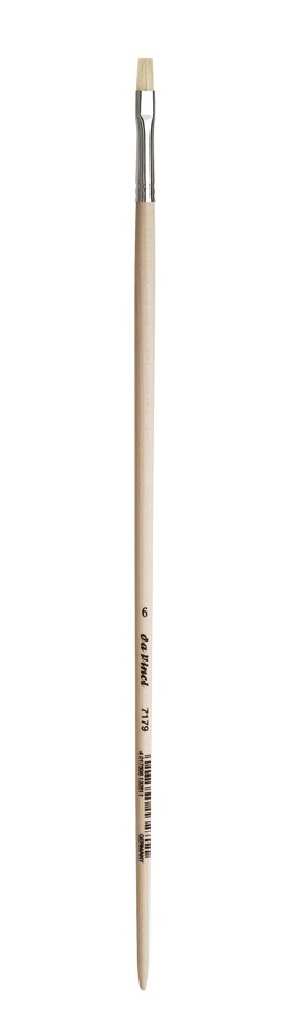 Da Vinci Borstenölmalpinsel Serie 7179 Größe 6 F 6,0mm