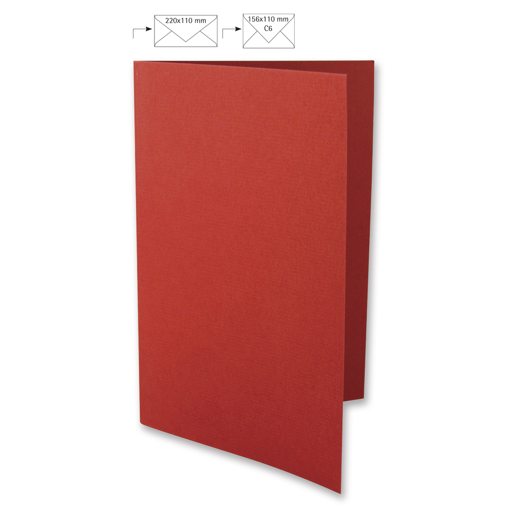 Karte Uni DIN A4 220g/m² bordeaux