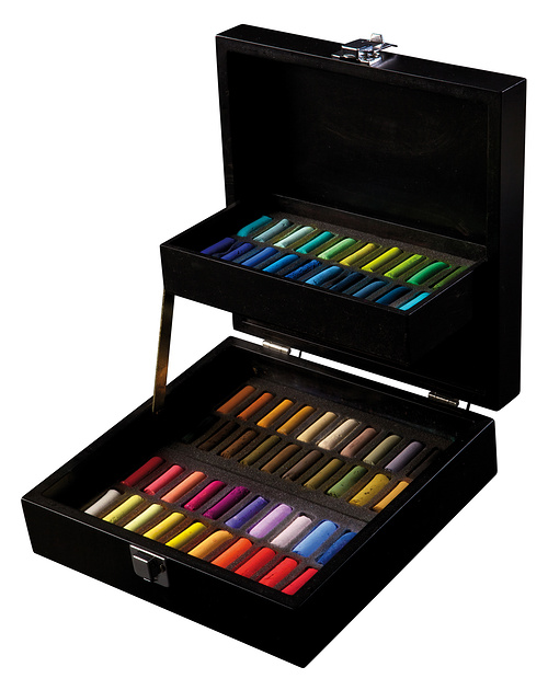 Sennelier Ecu 60x 1/2 Softpastell-Set im Holzkasten N132271.00