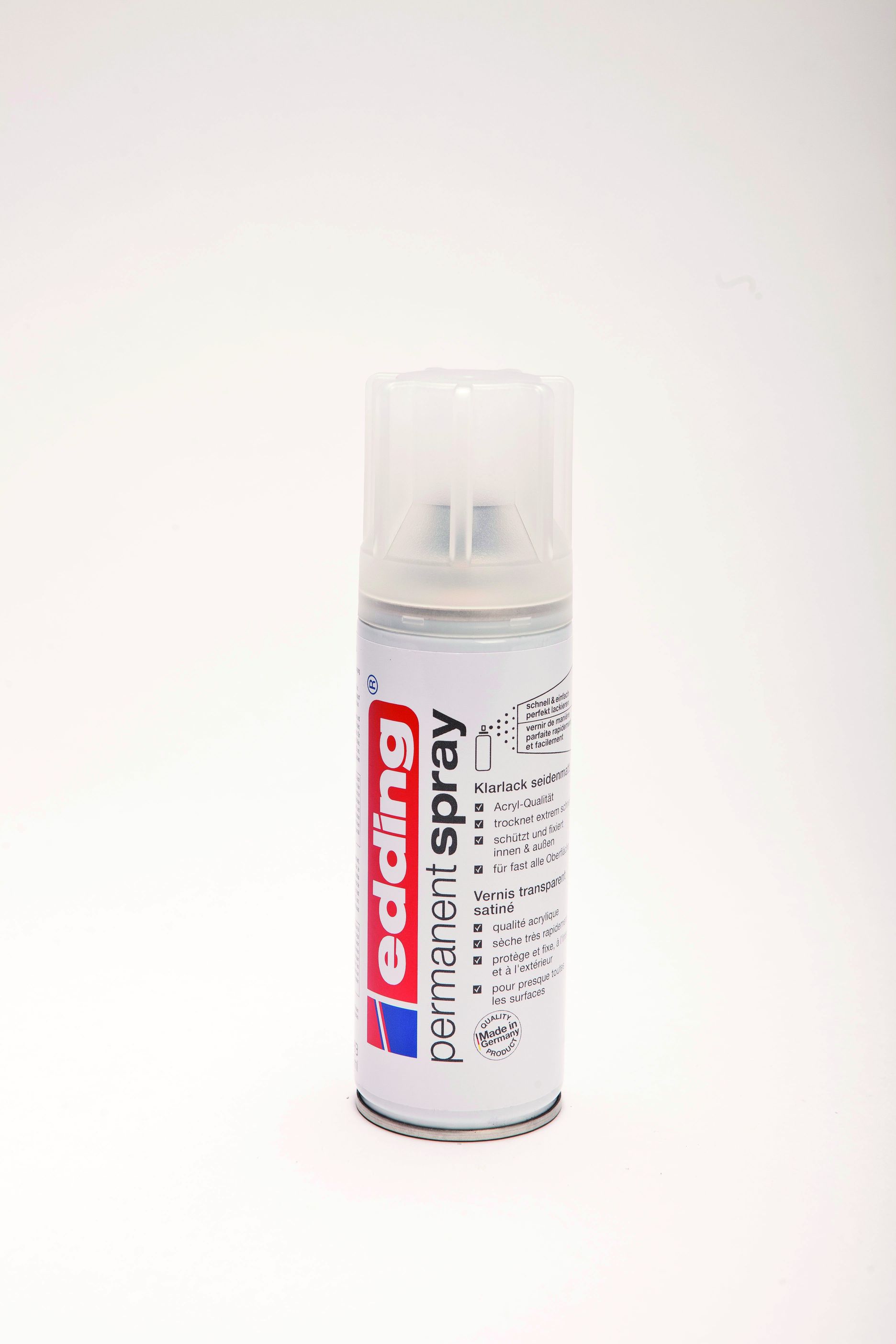 edding e-5200 Permanent Spray 200ml Klarlack seidenmatt