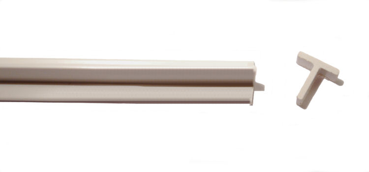 ASA Polystyrol T-Profil 1m