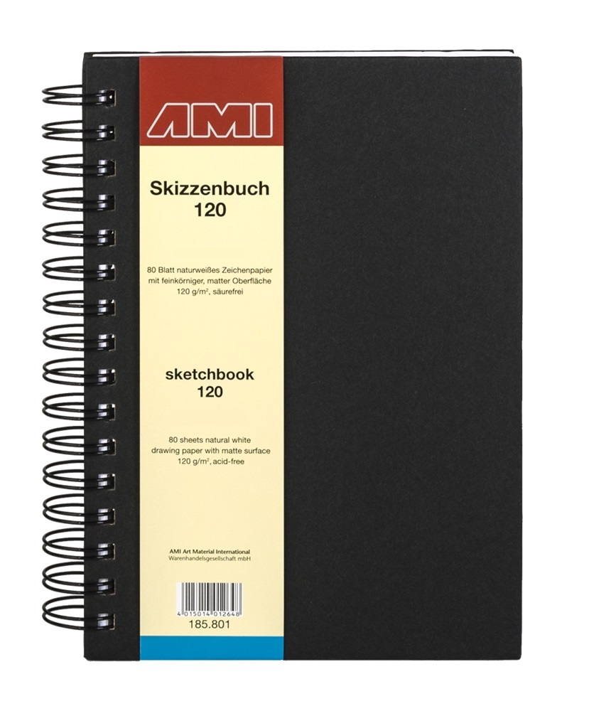 Skizzenbuch 120 14,5x14,5 cm 80 Blatt