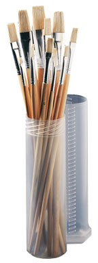 Borstenpinsel Set B flach