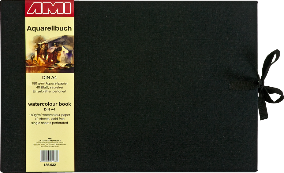Aquarellbuch 180g/m² 40 Blatt