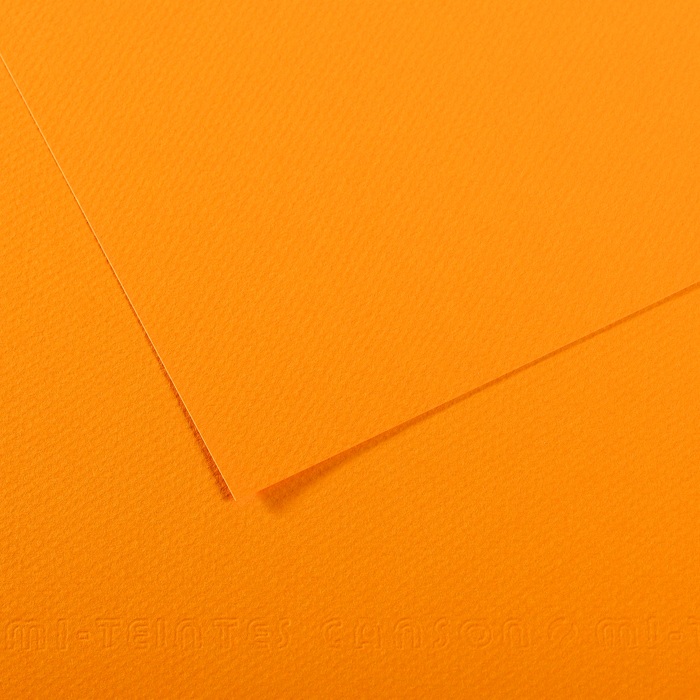 Canson Mi-Teintes Papier 160g/m² DIN A4 553 Gelborange