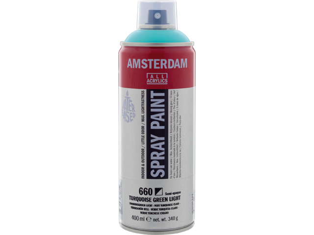 Amsterdam Acryl Spray 400 ml, 17166600 Türkisgrün hell