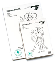 Skizzenblock grau 110g/m²