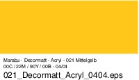 Marabu Decormatt 50ml 140105 021 Mittelgelb