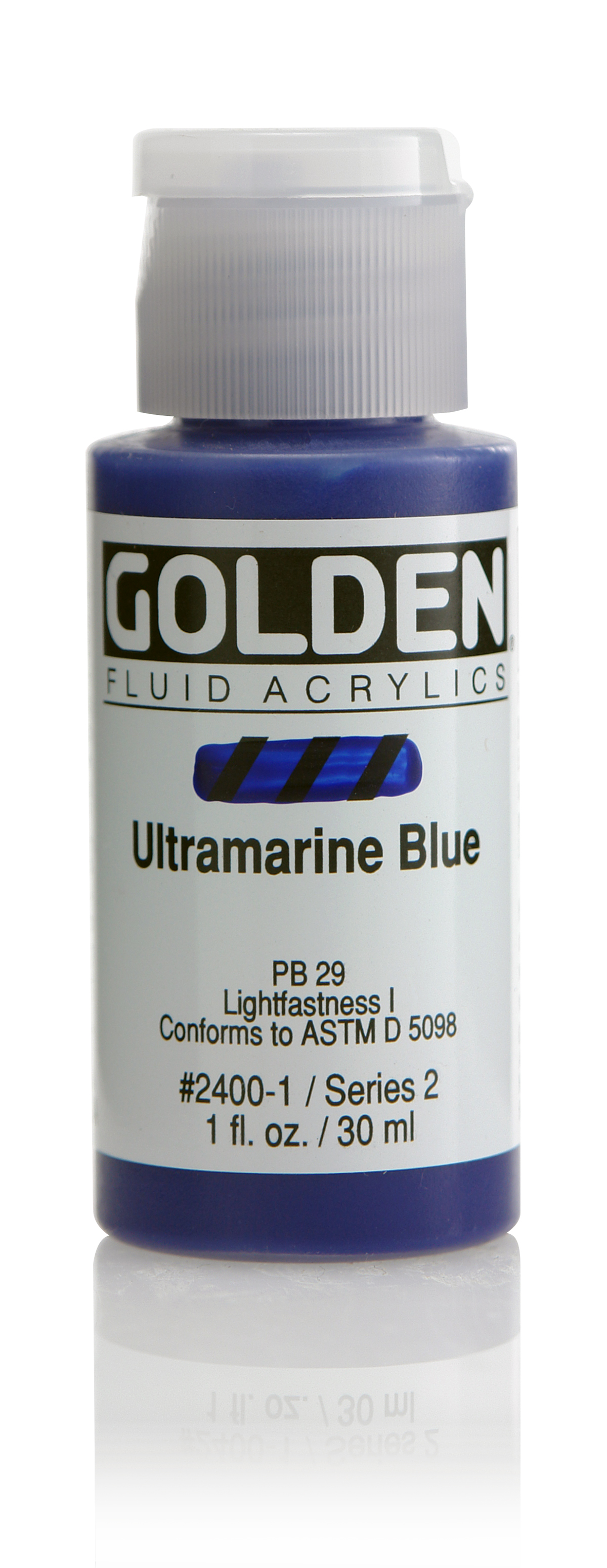 Golden Artist Color FLUID 29 ml, 2400 S-2 Ultramarine Blue
