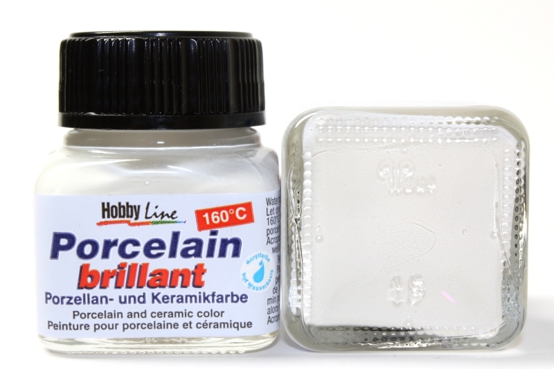 Hobbyline Porzellanfarbe 160° 20ml Elfenbein