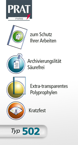 Präsentations-Hülle Crystal Laser Spiralringlochung