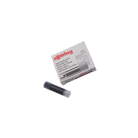Rotring Tuschepatronen 5 Stück schwarz
