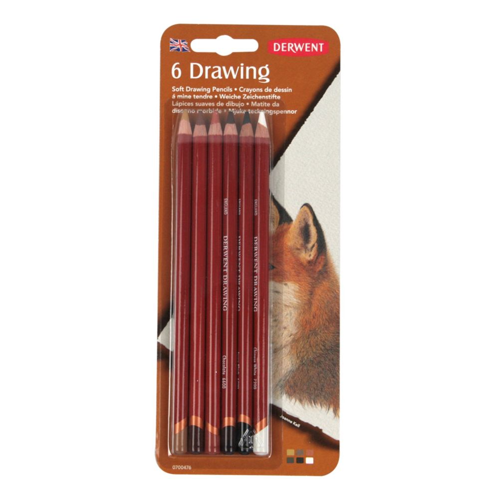 Derwent Drawing Pencil Blister 6 210700476