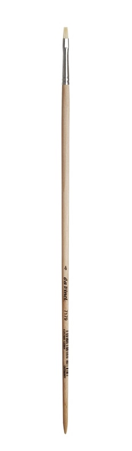 Da Vinci Borstenölmalpinsel Serie 7179 Größe 4 F 4,0mm