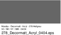 Marabu Decormatt 50ml 140105 278 Hellgrau