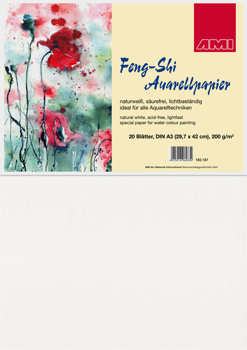 Aquarellpapier Feng-Shi 200g/m²