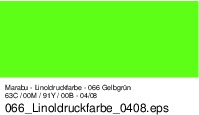 Marabu Aqua Linoldruckfarbe 250ml 066 Gelbgrün
