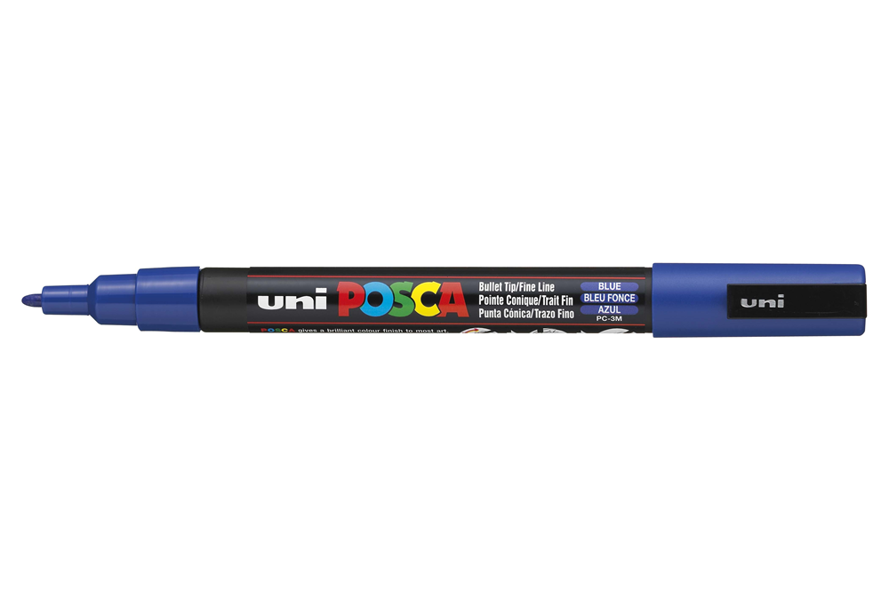 POSCA Marker Konisch F Dunkelblau, PC3M BF