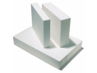 PS-Hartschaumplatte weiß 32 x 59 cm