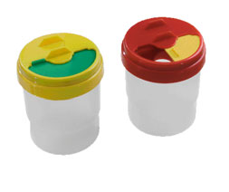 Wasserbecher NonSpill transparent-gelb