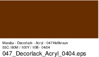Marabu Decorlack 50ml 113005 047 Hellbraun