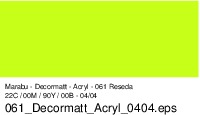 Marabu Decormatt 50ml 140105 061 Reseda