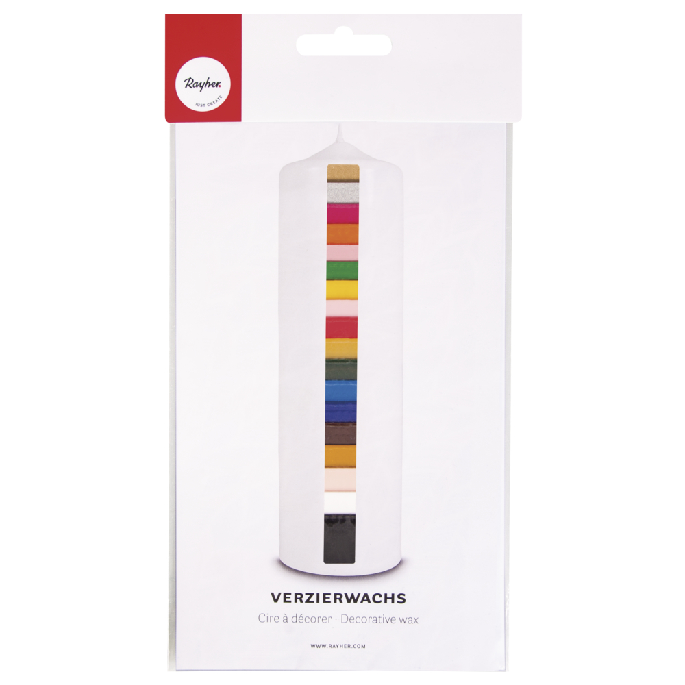 Wachsfolie 10x5cm 18 Farben