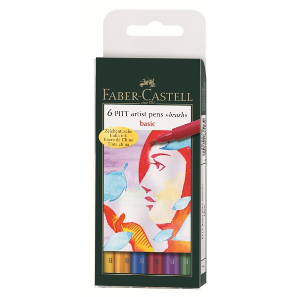 PITT Artist Pen 6er Set Brush