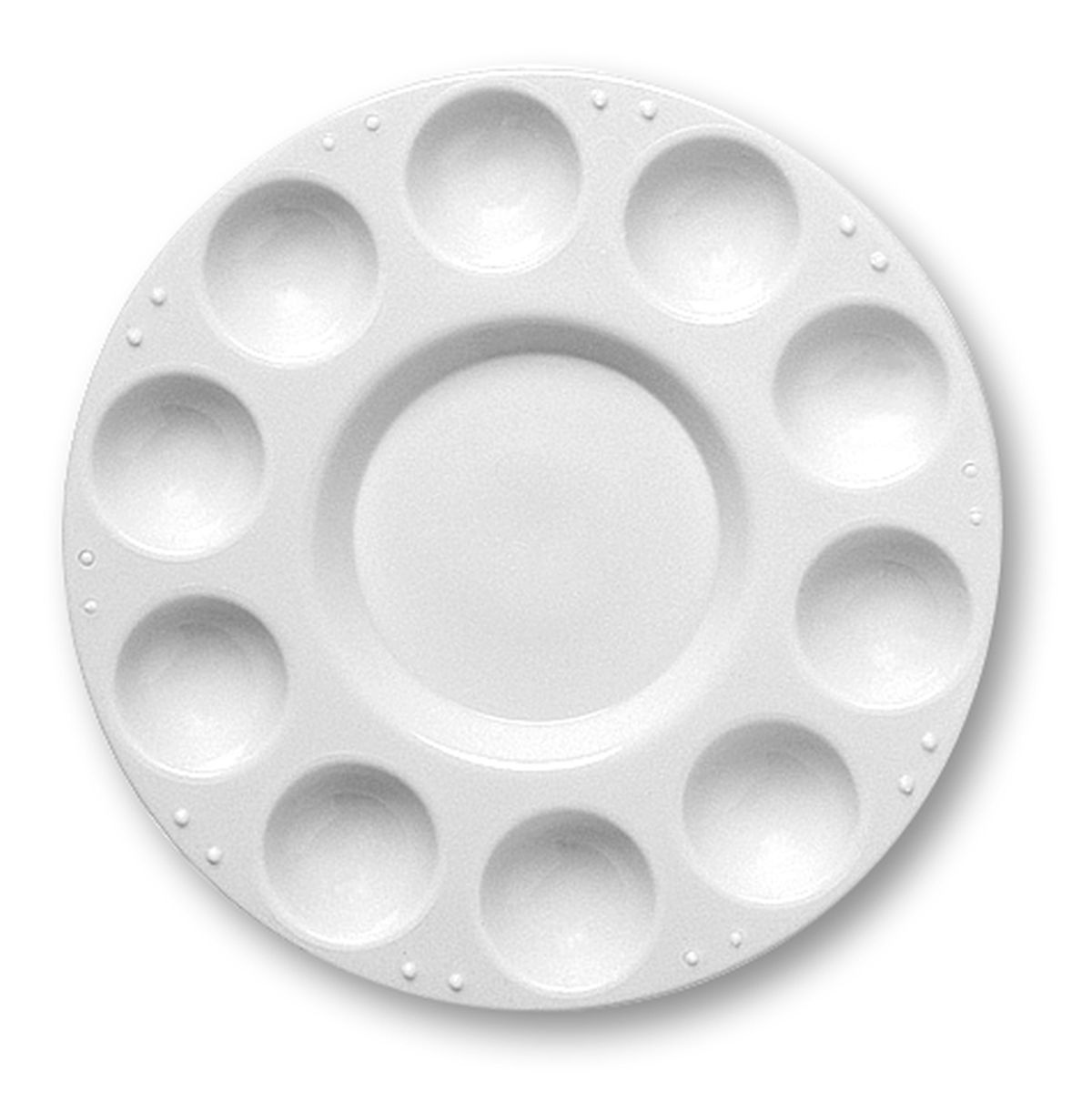 Kunststoffpalette rund 11 Näpfe